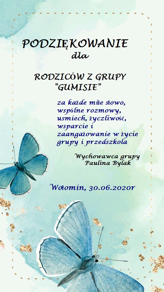 podziekowanie rodzice 1111